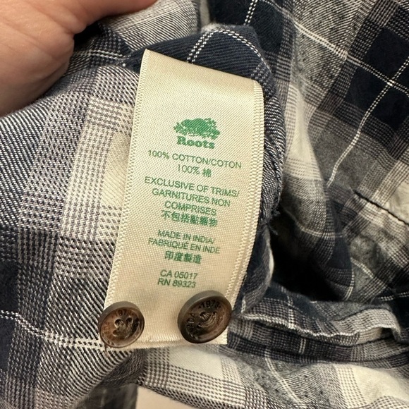 Roots  Plaid Shirt Dress - Picture 5 of 5